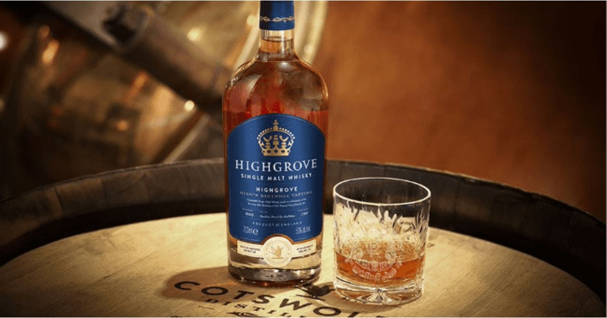 Apto para un rey: Cotswolds Distillery lanza whisky de cumpleaños de edición limitada